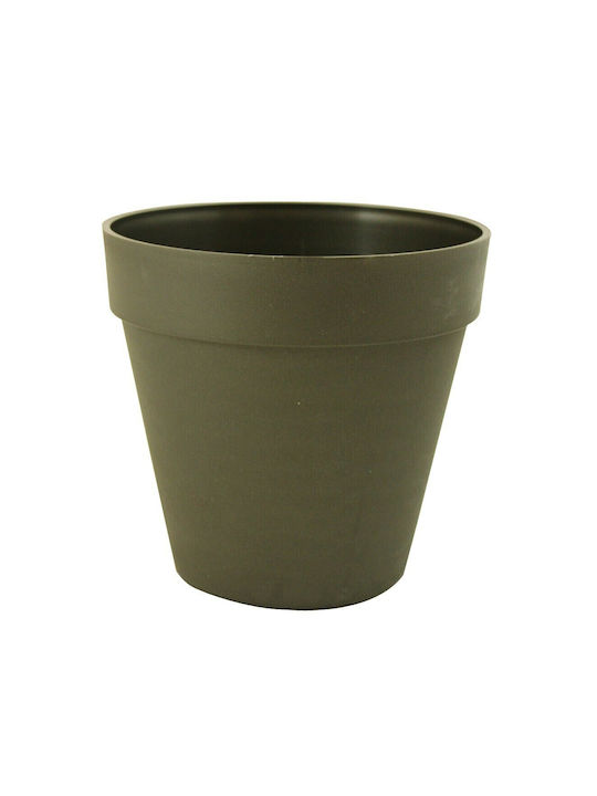 Sic Plast DECO Γλάστρα Πλαστική Πράσινη 10x10x9.5εκ.