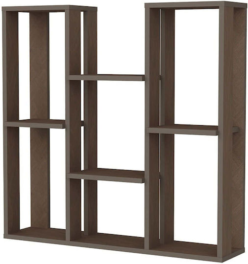 Hanah Home Blumentopf-Regal Holz Braun 93cmx90cmx21.9cmcm.