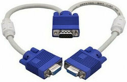 FT Electronics Cable VGA male - VGA male Λευκό 0.2m (FTT6-071)