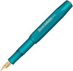 Kaweco COLLECTION Iguana Writing Pen Extra Fine Blue made of Aluminum with Blue Ink