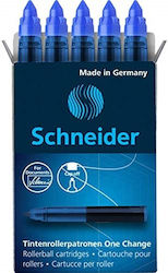 Schneider Ersatz-Tinte für Marker in Blau Farbe 5Stück