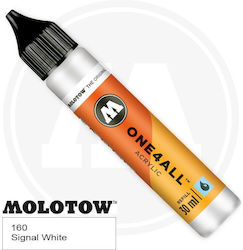 Molotow Ανταλλακτικό Μελάνι για Μαρκαδόρο σε Λευκό χρώμα 30ml
