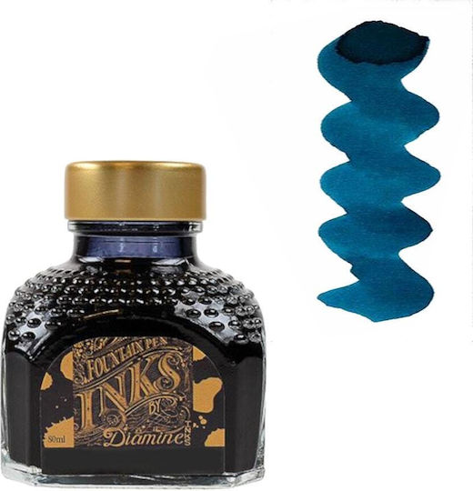 Diamine Ανταλλακτικό Μελάνι για Πένα Μπλε 80ml