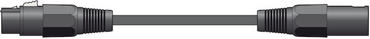 Citronic XLR female / XLR male to XLR female 6m Cable (190.101UK)
