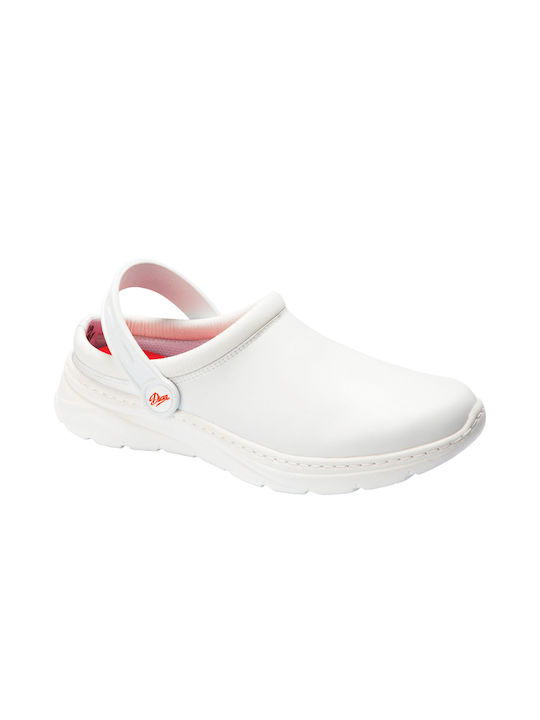 Dian Anatomic Clogs White