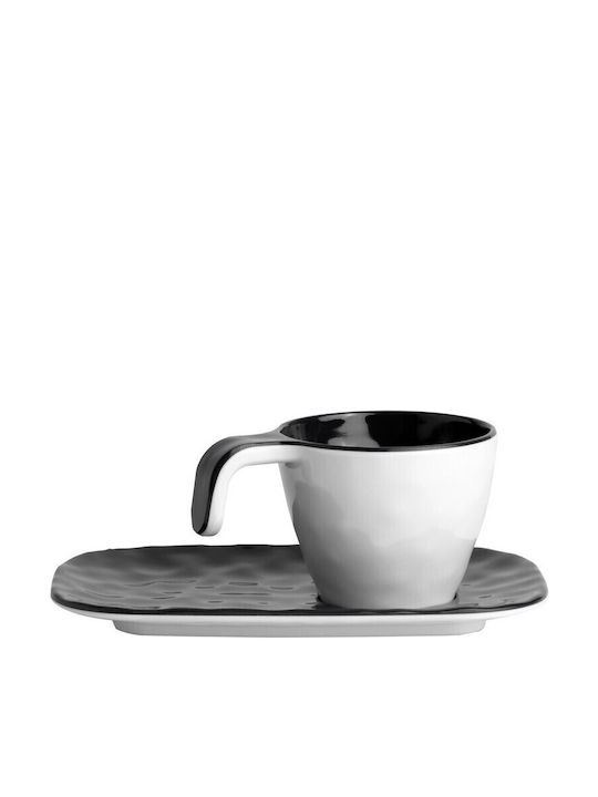Marine Business Set Tassen Kaffee Kunststoff Schwarz 6Stück