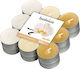 Bolsius Tealights with Vanilla Scent in Beige Colour (up to 4 Hours Duration) 18 Pieces