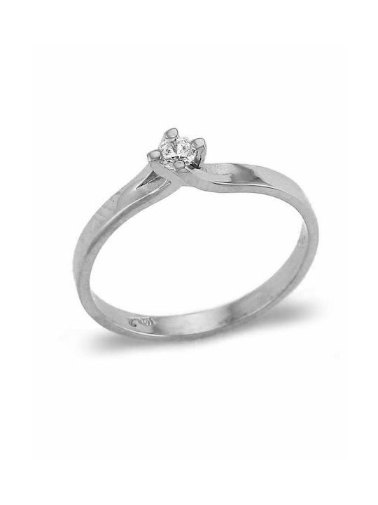 Paraxenies Single Stone from White Gold 14K