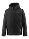 Kids' Casual Jacket Short with Hood Black