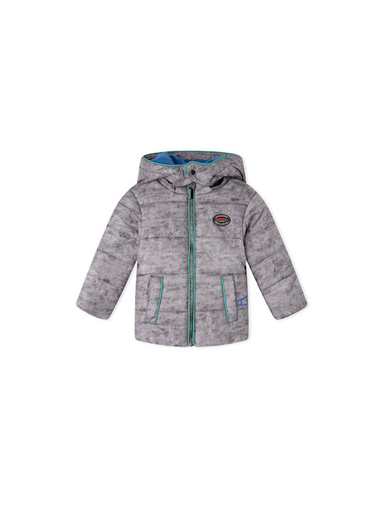 Tuc Tuc Kids Casual Jacket Short with Hood Gray