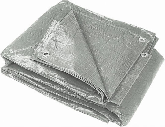 Waterproof Tarpaulin 120gr/m² 5x3m. Light Type Silver