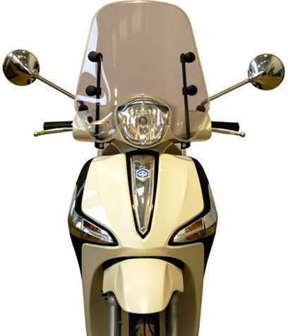Fabbri Getöntes Visier Motorrad für Piaggio Freiheit 3183/LD