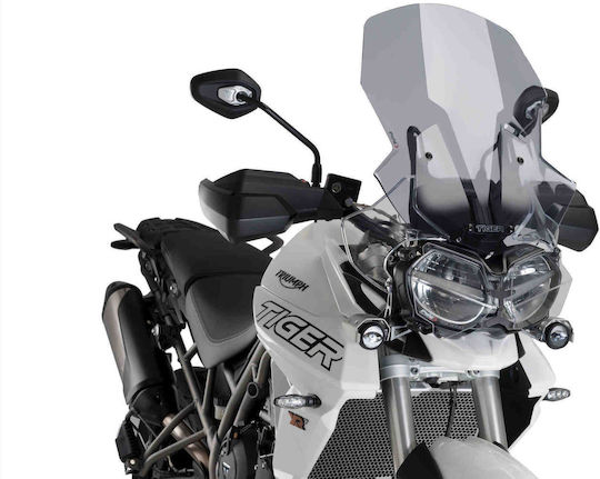 Puig Φιμέ Ζελατίνα Μοτοσυκλέτας TOURING SCREEN για Honda XR για Triumph Tiger 800 / Tiger για Yamaha XC 9656H