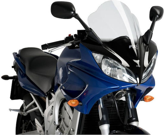 Puig Motorcycle Windshield & Windscreen Transparent Visor for Yamaha FZ6 Fazer 1646W