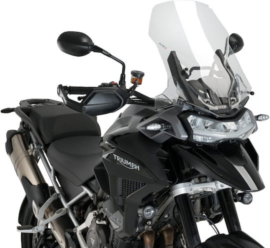Puig TOURING SCREEN Motorcycle Windshield & Windscreen Transparent Visor for Triumph Tiger 21336W