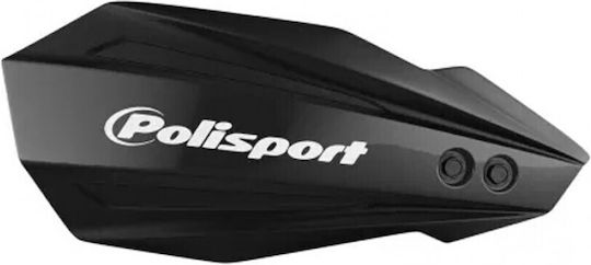 Polisport Προστατευτικές Χούφτες Μηχανής MX BULLIT σε Μαύρο χρώμα