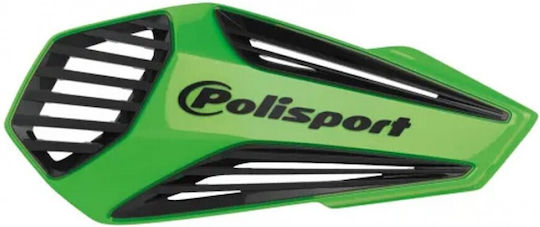 Polisport Motorcycle Protective Hand Guards MX AIR in Black Colour
