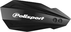 Polisport Προστατευτικές Χούφτες Μηχανής MX BULLIT σε Μαύρο χρώμα