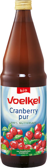 Voelkel Βιολογικός Χυμός Cranberry Χωρίς Ζάχαρη 750ml