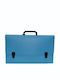 F-Plast Plastic Drafting Bag with Buckle and Handle 40x5x30cm Blue