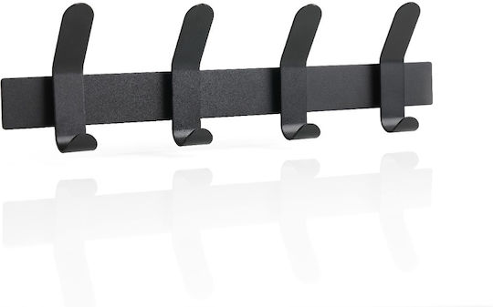 Zone Denmark Agățătoare De Perete Metalică Cu 4 Compartimente 40x5x11cm Zone Denmark Agățătoare De Perete Metalică Cu 4 Compartimente 40x5x11cm