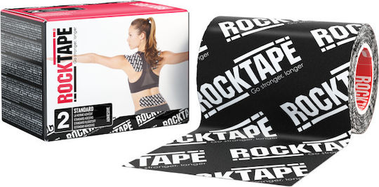 Rocktape Kinesiology Tape 10cm x 5m Black