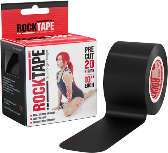 Rocktape Ταινία Κινησιοθεραπείας 5cm x 5m Μαύρη