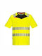 Portwest Work T-Shirt Yellow with Reflective Tapes