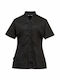 Portwest Women's Short Sleeve Work Shirt Black