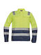 Cerva Men's Reflective Work Cardigan Yellow