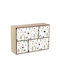 Versa Jewellery Box Wooden with Drawer 11x32x32cm S3410390