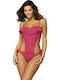 M-468 Ολόσωμο Μαγιό με Ανοίγματα Push Up Dirty Pink