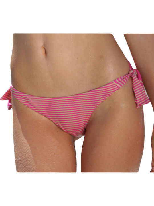 Bikini Slip mit Schnürchen Rosa