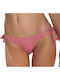 Bikini Slip mit Schnürchen Rosa