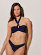 Bikini Brazil Ψηλόμεσο Navy Μπλε