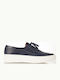 Кожа Мъжки Slip-On Син
