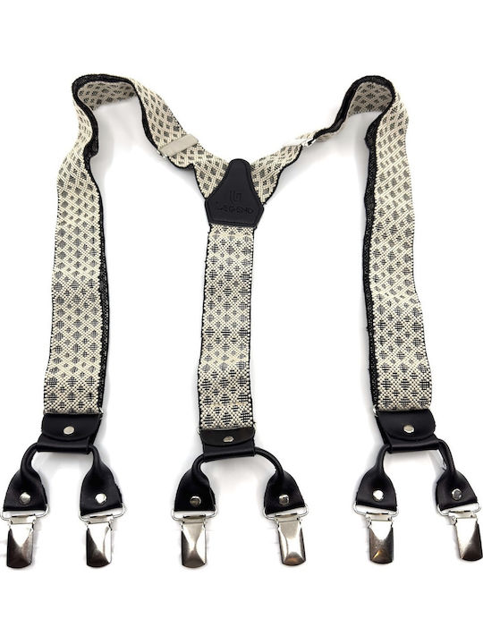 Legend Accessories Τιράντες με Σχέδια Μπεζ Legend Accessories Τιράντες με Σχέδια Μπεζ