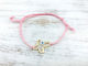 Riniotis Christening Charm Bracelet Pink 50pcs