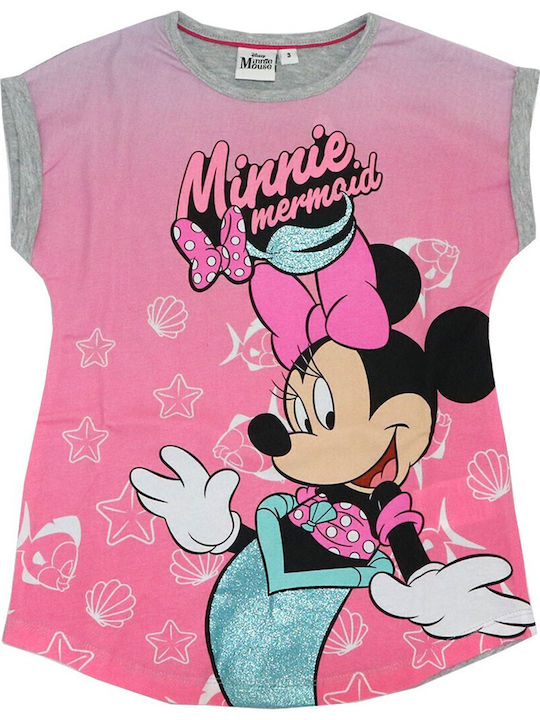 Disney Kids' Nightgown Summer Gray Minnie Mouse