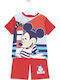 Mickey Mouse Clubhouse Kinder Schlafanzug Sommerlich Rot