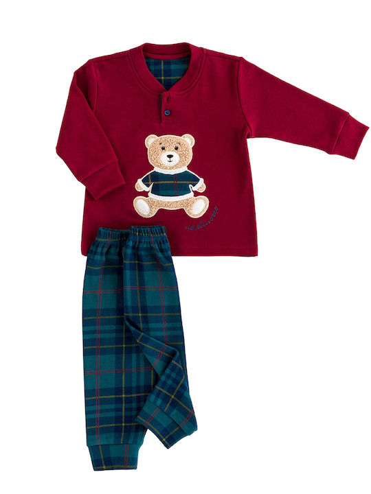 Noidinotte Kids' Pajamas Winter Burgundy