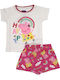 Peppa Pig Kids' Pajamas Summer White