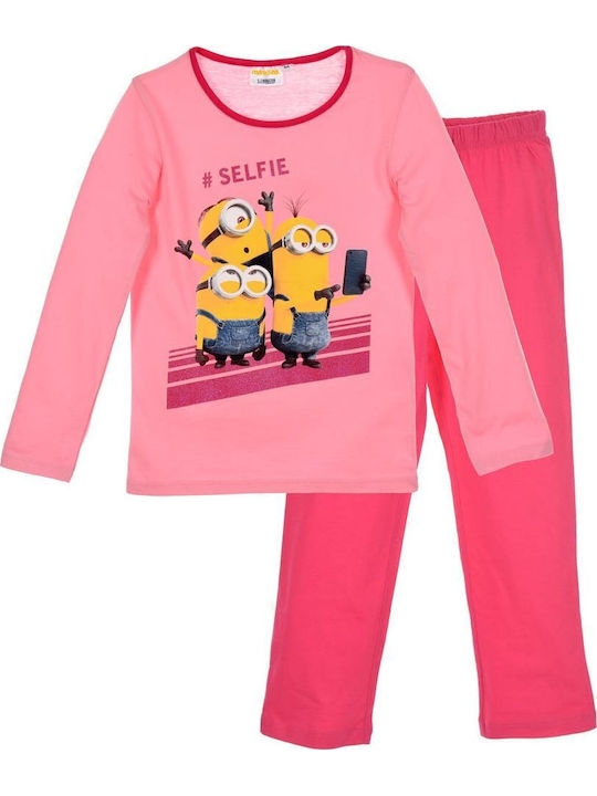 Minions Παιδική Πιτζάμα Ροζ