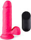 Virgite Realistic Vibrator cu Telecomandă Roz