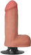Curve Toys Vibrating Ρεαλιστικός Δονητής 15cm Flesh