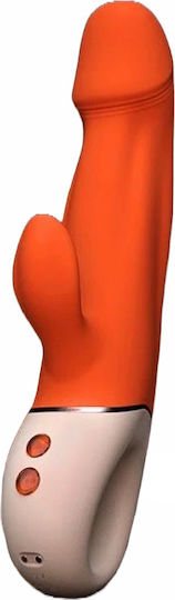 La Lolita Amsterdam Shande Wave Vibrator Kaninchen 21,7cm Orange