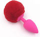 STD Anal Plug Mittel Rot