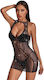 Vaqua Babydoll Sexy Negru