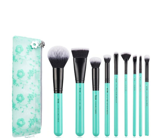Jessup Beauty Σετ με Πινέλα Μακιγιάζ από Συνθετική Τρίχα 9τμχ
