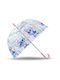 Next Kids Curved Handle Auto-Open Umbrella with Diameter 46cm Transparent